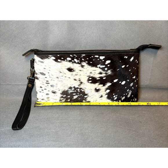 AD American Darling Cowhide Leather Large Wristlet w/Strap Western Clutch/Wallet - Picture 8 of 8